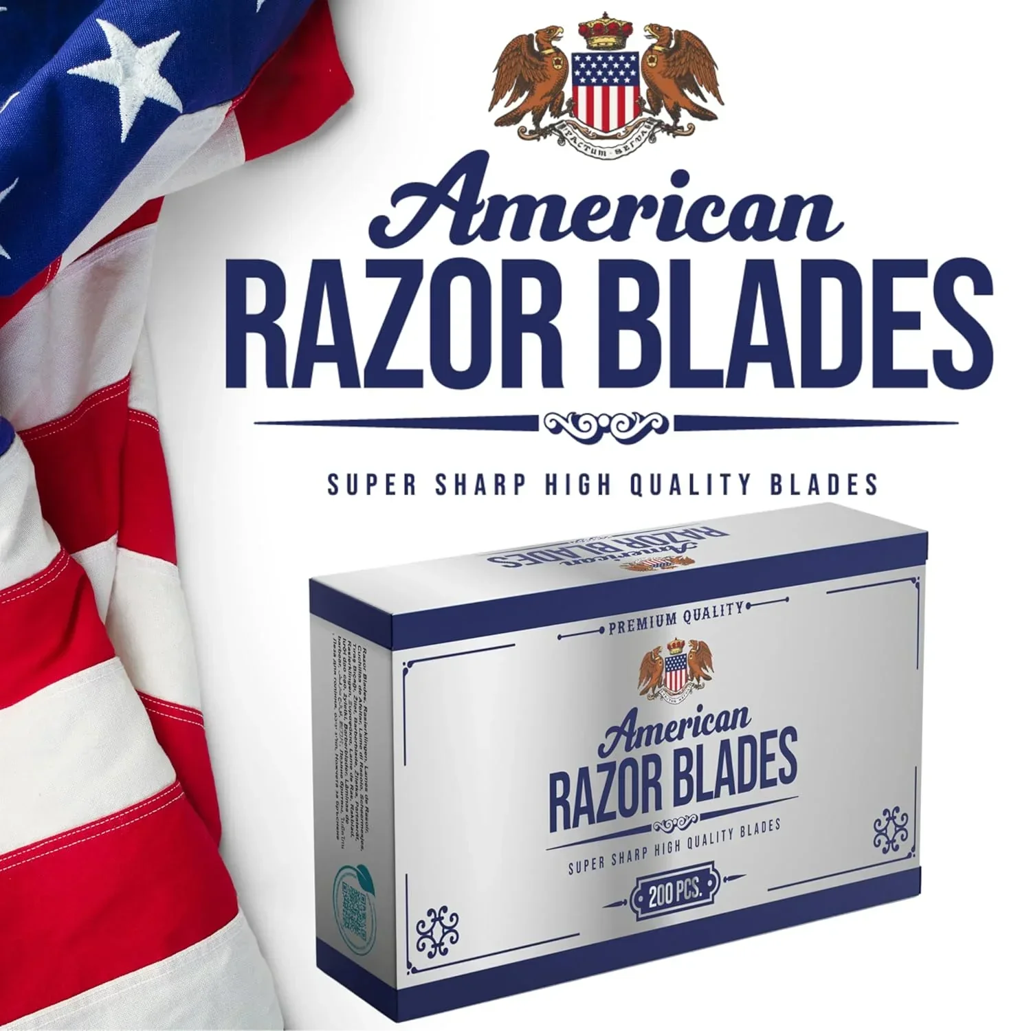 American Razor Blades Double Edge Razor Blades - 200 ct - Image 4