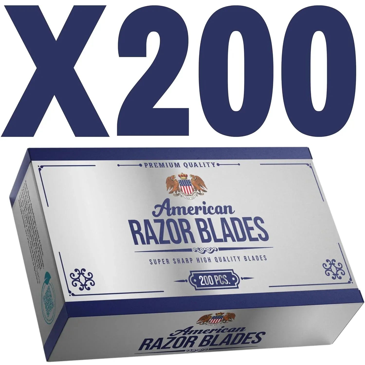American Razor Blades Double Edge Razor Blades - 200 ct - Image 5
