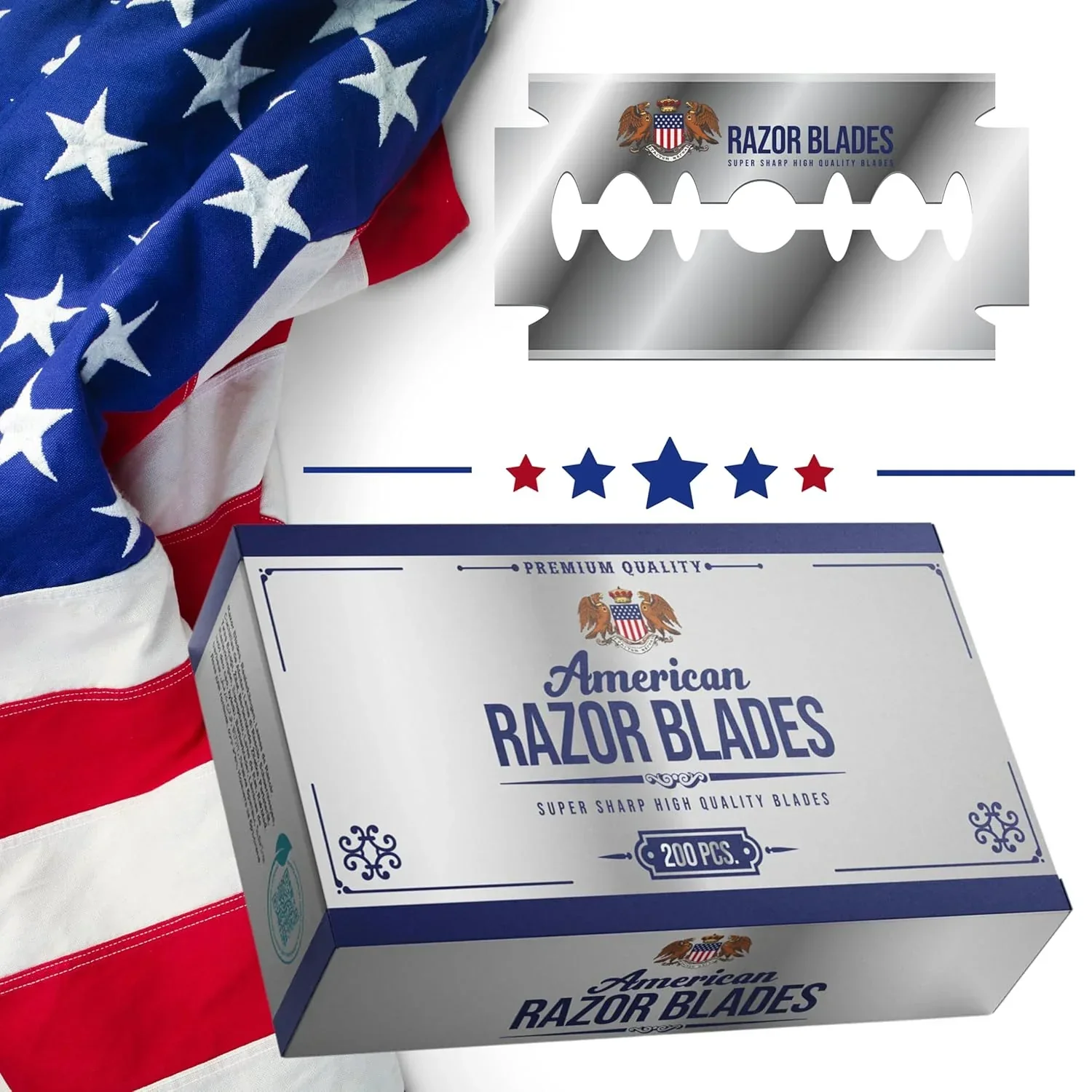 American Razor Blades Double Edge Razor Blades - 200 ct - Image 6