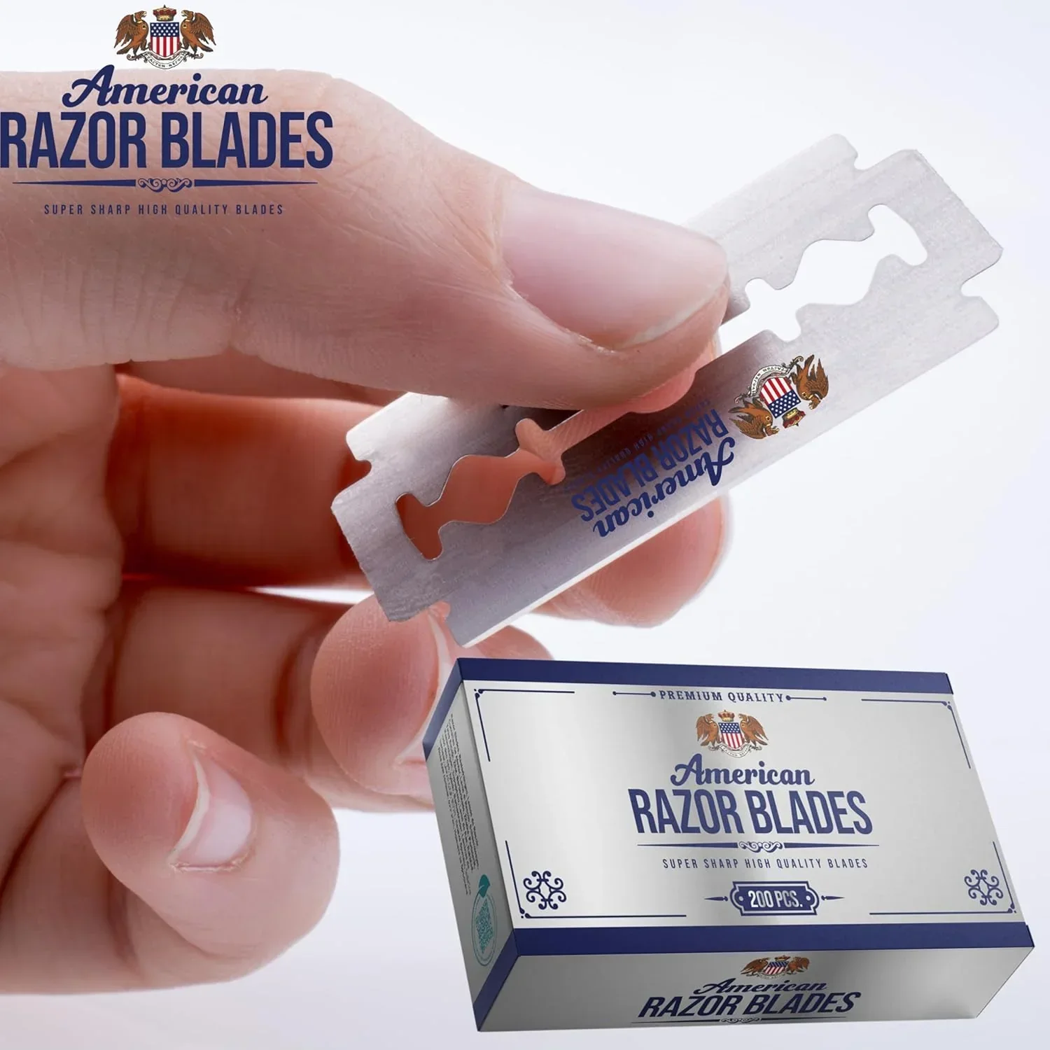 American Razor Blades Double Edge Razor Blades - 200 ct - Image 8