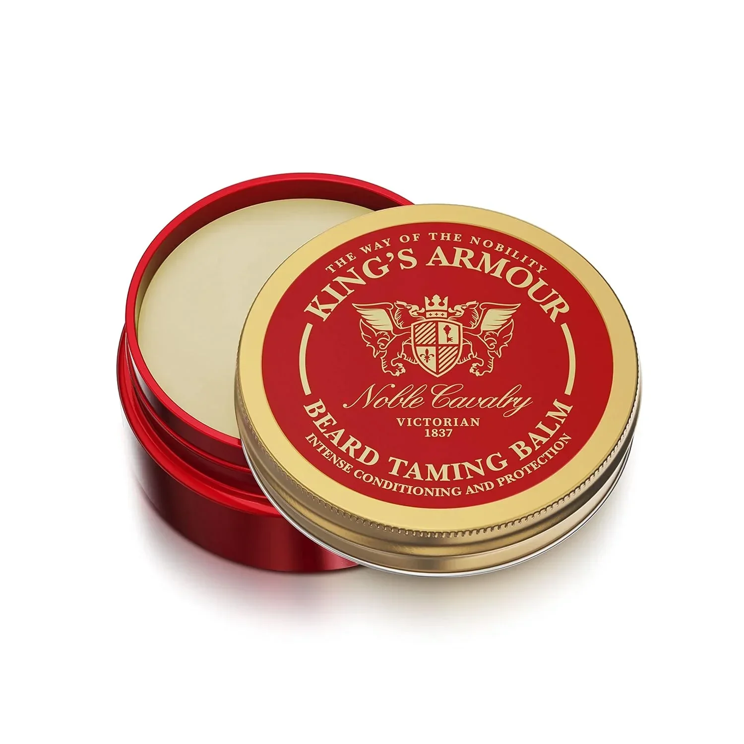 King’s Armour Beard Balm (50ml / 1.69 oz)–Styles, Strengthens, Softens and Grooms Beards and - Image 4