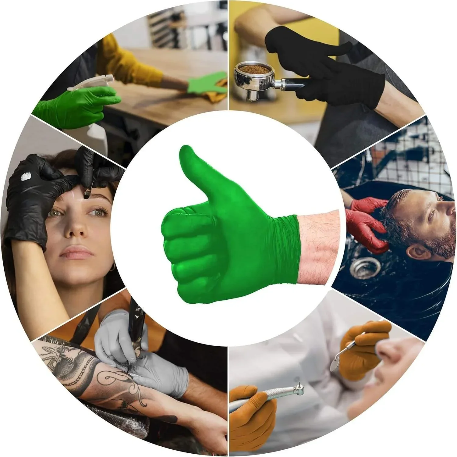 Level 3 Nitrile Gloves (100ct) - Lime Xlarge X-Large - Image 6