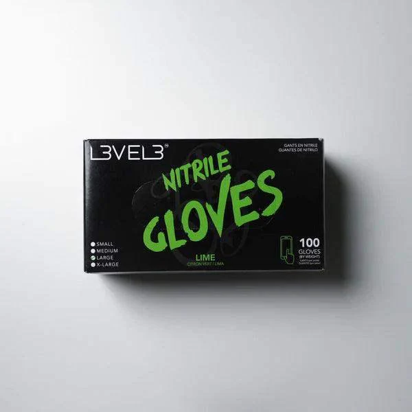 Level 3 Nitrile Gloves (100ct) - Lime Xlarge X-Large - Image 3