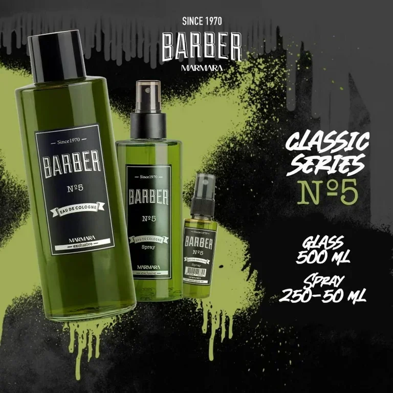 Marmara Barber Aftershave Cologne No.5 - 16.9 oz - Image 3