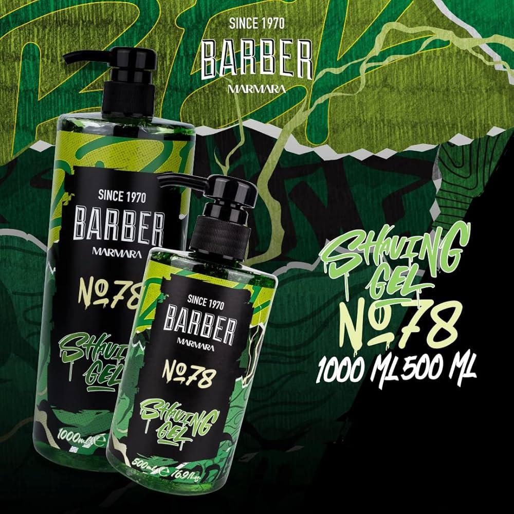 Marmara Barber Shaving Gel No.78 - 34 oz - Multipack - Image 4