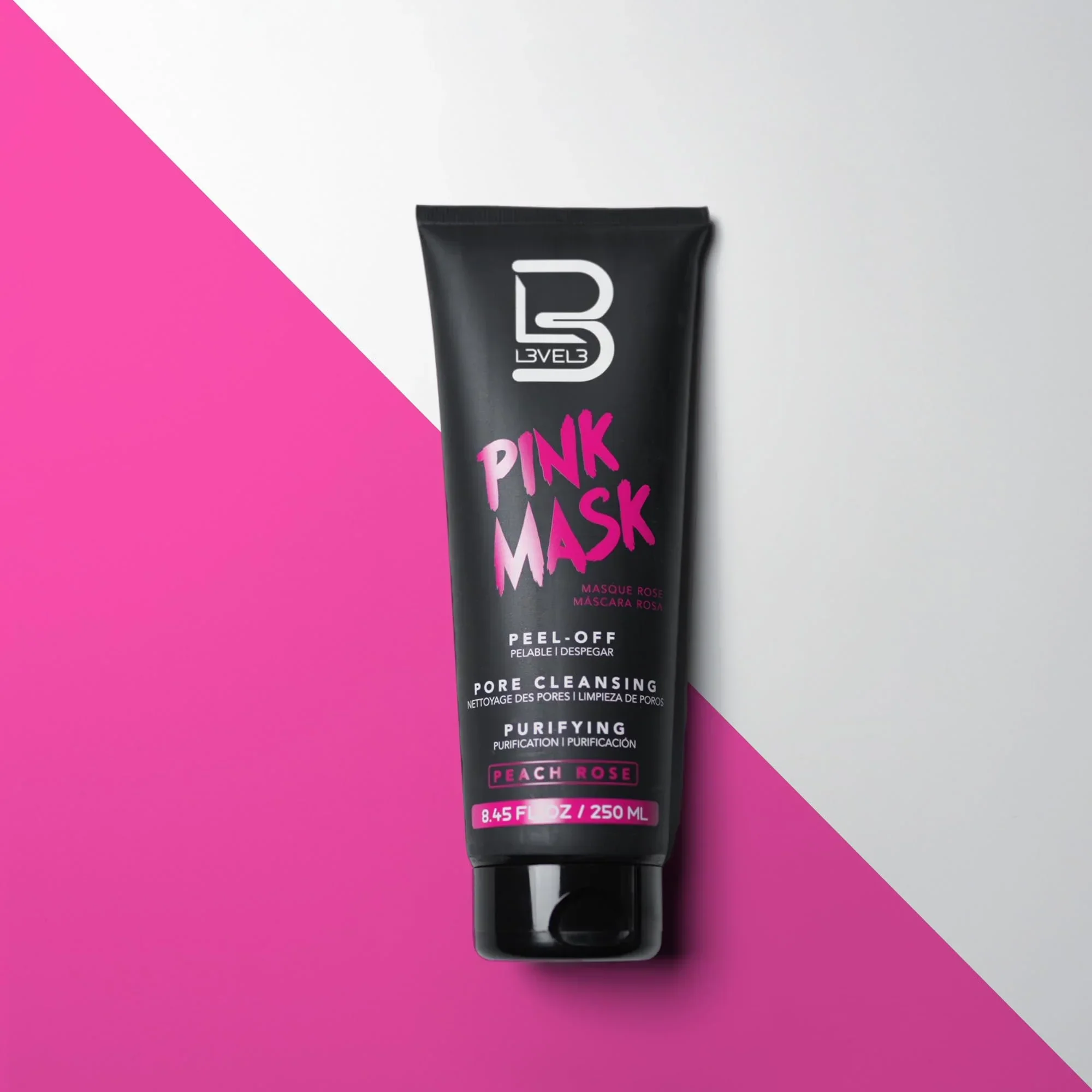 L3VEL3 Pink Facial Mask 8.45 oz - Image 3