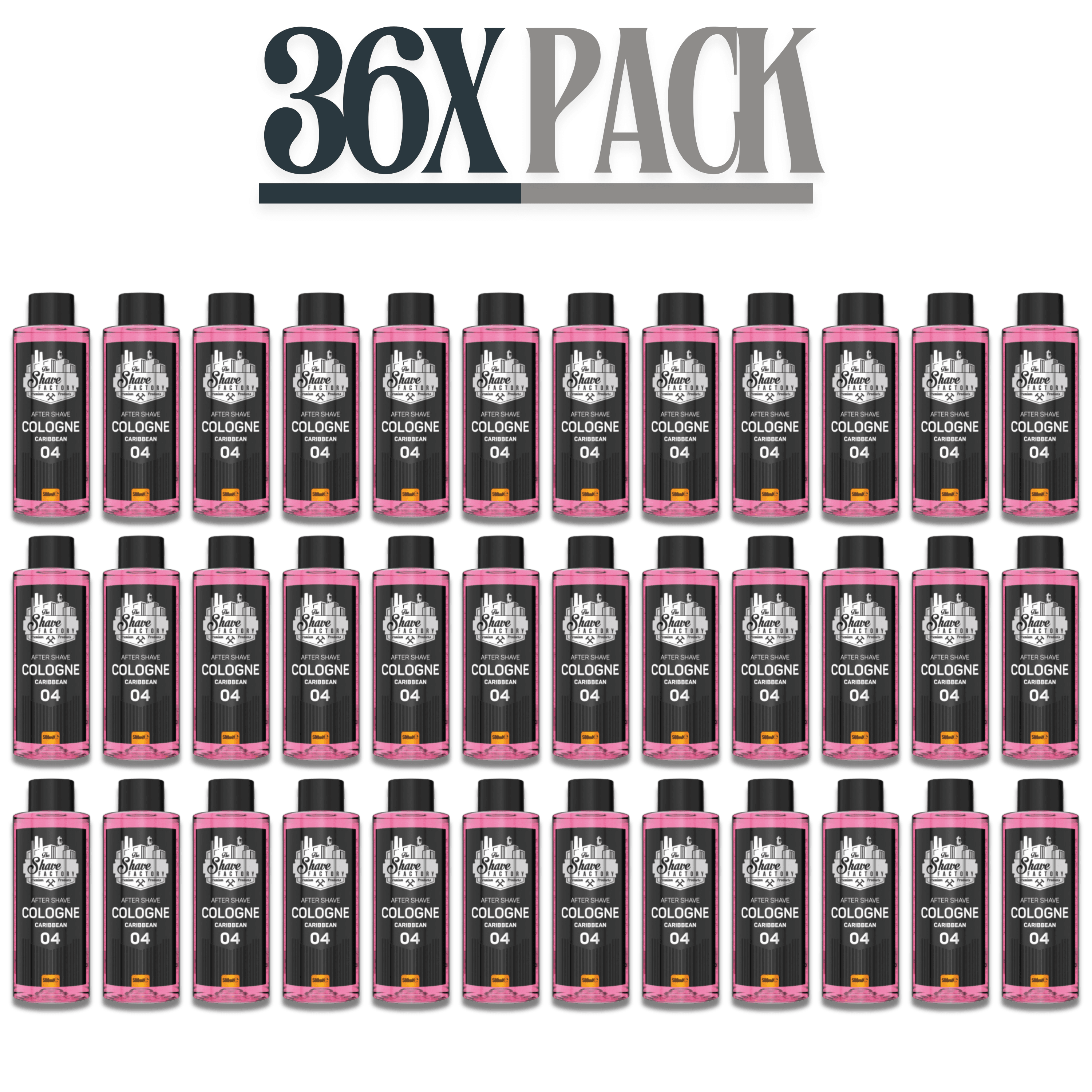 The Shave Factory After Shave Cologne 04 Caribbean 16.9 oz - 500 ml Multipack - Image 6