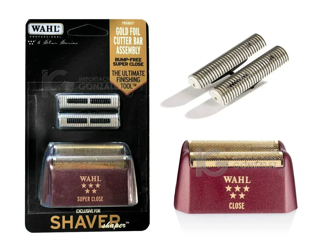 Wahl Shaver/Shaper Replacement Foil & Cutter Bar Assembly- Gold - Image 3